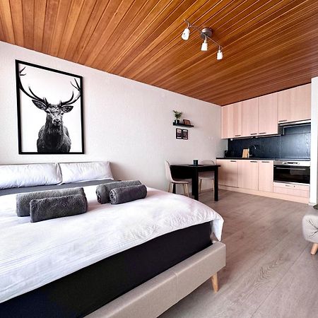 Studio Mit See- Und Bergblick Laax Exterior foto